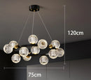 Axyaa Modern LED Pendant Chandeliers for Living Room Staircase Lighting