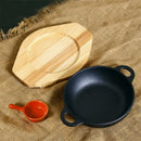 Axya Cast Iron Steak Plate: Non-Stick Round BBQ Tray for Special Dishes