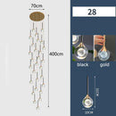 Axyaa Nordic Chandeliers for Dining Room - Indoor Light Fixture Pendant Lights
