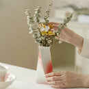 Axyaa Ceramic Gradient Vase: Creative Grapefruit Jasmine Planters & Tea Set Ornaments