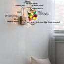 Axyaa Swing Arm Glass LED Wall Lamp Modern Nordic Stair Light Wandlamp