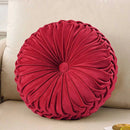 Axyaa Velvet Pumpkin Throw Pillow 38cm - Home Decor, Seat Cushion, Waist Pillow