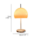 Axyaa Nordic Glass Mushroom LED Table Lamp