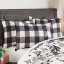 Axyaa Northern Star King Quilt Set with Two King Pillow Shams - Merry & Bright Collection