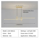 Axyaa Modern Designer LED Chandelier for Dining Room and Bar Counter