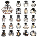 Axya Retro Industrial Ceiling Light Vintage Loft Plafonniers for Home Decor