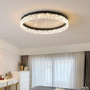 Axyaa LED Ceiling Light Dimmable Modern Round Glossy Lighting Fixtures