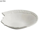 Axyaa Stone Pattern Ceramic Salad Soup Pasta Snack Bowl Set