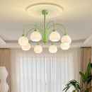 Axyaa Kids' Pumpkin Green Chandelier