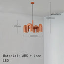 Axyaa U-shaped Tube Chandelier: Modern Scandinavian Pendant Light