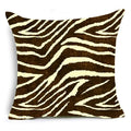 Axyaa Animal Print Throw Pillow Case Collection for Home Sofa Chair Decor