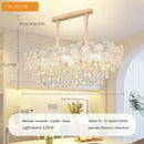 Axyaa French Cream Crystal Chandelier & Lighting Fixtures