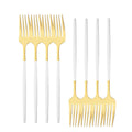 Axyaa Stainless Steel Fork Set Dinner Dessert Salad Tableware Flatware Silverware