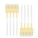 Axyaa Stainless Steel Fork Set Dinner Dessert Salad Tableware Flatware Silverware