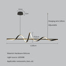 Axyaa LED Pendant Chandelier for Dining Table Ceiling, Living Room, Kitchen, Bar & Home Décor