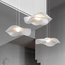 Axyaa French Antique Chandelier Lights for Dinning Room: Vintage Wabi Sabi Fabric Pendant