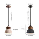 Axyaa Retro Rechargeable Bedside Pendant Lamp - Italian Vintage Style