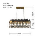 Axyaa Nordic Smoke Grey Glass Chandelier Pendant Light for Living Room, Bedroom, Hotel, Restaurant, Bar