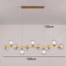 Axyaa Modern Pendant Chandeliers for Living Room, LED Hanging Light for Indoor Lighting