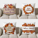 Axyaa Autumn Leaf Decor Pillow Cover for Sofa Bedroom Car