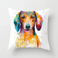 Axyaa Cute Dog Pattern Pillowcase Cover 45x45cm for Kids Room & Living Sofa Decor