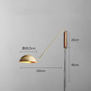 Axyaa Gold Black Metal Wall Light 100cm for Bedroom Study Parlor