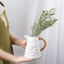 Axyaa Ceramic Vase: Retro American Country Style Home Decor with Hydroponic Flowers