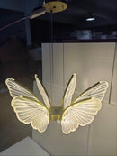 Axyaa LED Butterfly Chandelier: Modern Minimalist Pendant Light for Home Decor