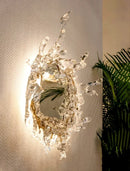 Axyaa Water Flower Mirror Wall Light: Modern Home Decorative Room Atmosphere Lighting