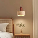 Axyaa Yellow Travertine LED Pendant Lamp Wood Nordic Hanglamp Lustre