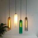 Axya Green Glass Nordic Pendant Light E27 Hanging Fixture for Living and Bedroom
