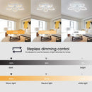 Axyaa Dimmable LED Chandelier Ceiling Lamp with Remote Control