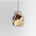 Axyaa Lavva Glass Island Pendant Light - Contemporary, Chic Design