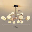 Axyaa Modern LED Chandeliers for Living and Dining Room Lighting
