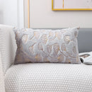 Axyaa Soft Fluffy Geometric Pattern Cushion Cover 45x45cm Home Décor Sofa Living Room