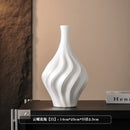 Axyaa Ceramic Threaded Vases for Table Decor & Flower Arrangements