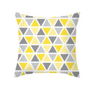Yellow Gray Geometric Print Pillow Cover 45*45cm for Axyaa - Home Decor Essential