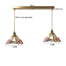 Axyaa Glass Copper LED Pendant Lamp for Home Indoor Decor & Lighting