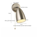 Axyaa Swing Arm LED Wall Light - Nordic Minimalism Bedroom Living Room Lampara Pared