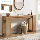 Axyaa Farmhouse 63" Wooden Console Table for Entrance, Hallway & Living Room
