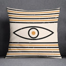 Nordic Abstract Printed Cushion Cover 45x45 cm for Home Decor by Axyaa