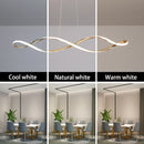 Axyaa Dimmable LED Chandelier in Gold/Chrome Finish for Dining Living Kitchen