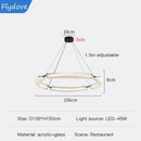 Axyaa Glass LED Chandelier Home Lighting - Nordic Minimalist Designer for Living Room Dining Bedroom