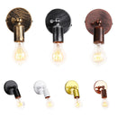 Axyaa Industrial Bronze Wall Lamp with Adjustable Head for Hallway Loft Lighting