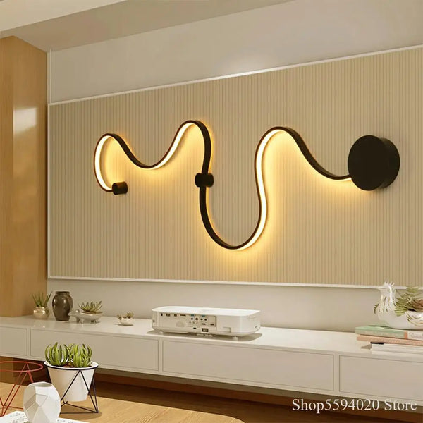Axyaa LED Wall Lamp: Modern Art Ceiling Light for Living room, Aisle, and Walls