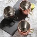 Axyaa Moscow Mule Hammered Copper Plated 530ml Cocktail Mug