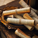 Axya Old Book Scroll Prop Set for Home Decor, Christmas Decor, European Style