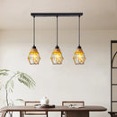 Axyaa Retro Tropical Pendant Light for Restaurant Bar Kitchen Bedroom Corridor Chandelier