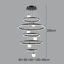 Axyaa Modern Staircase Chandeliers LED Pendant Light Lamps for Living Room