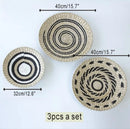 Axyaa Nordic Rattan Wall Plate Decor - INS Style Wall Decoration